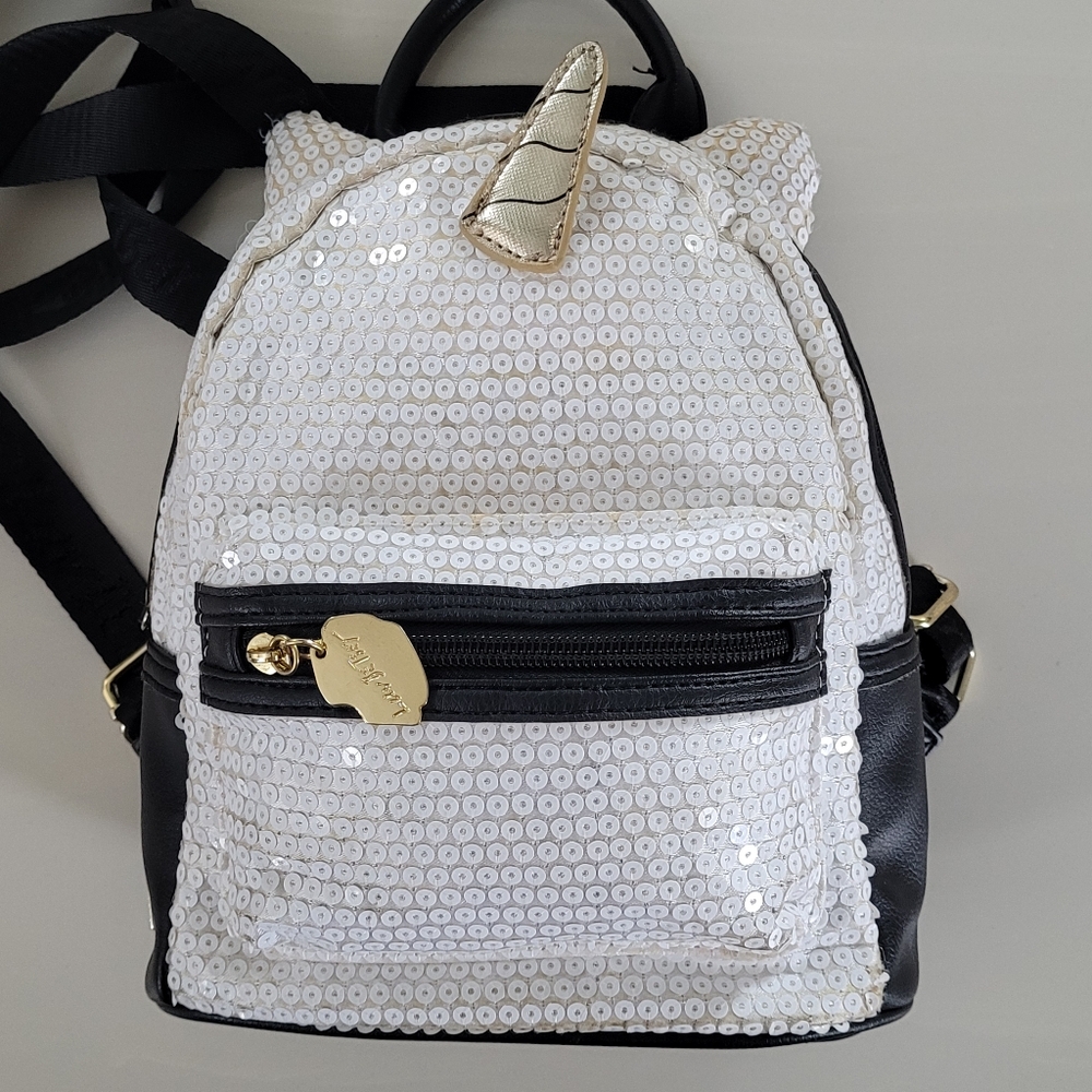 LUV BETSEY Sequin Unicorn Mini Backpack Purse BETSEY JOHNSON